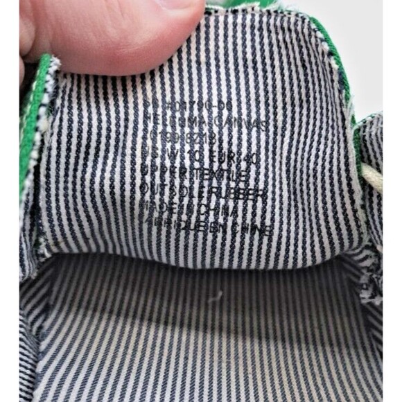 Olukai Heleuma Canvas Women Slip on Lace Up Boat Shoes in Green Size 10 - Picture 12 of 12